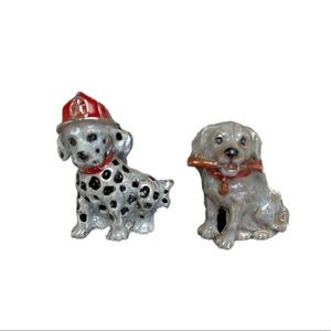 Enamel Dog Cufflinks- NWOT